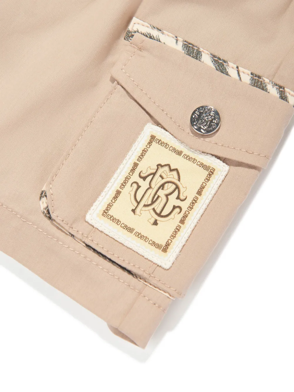 Roberto Cavalli Junior Cargo shorts Beige