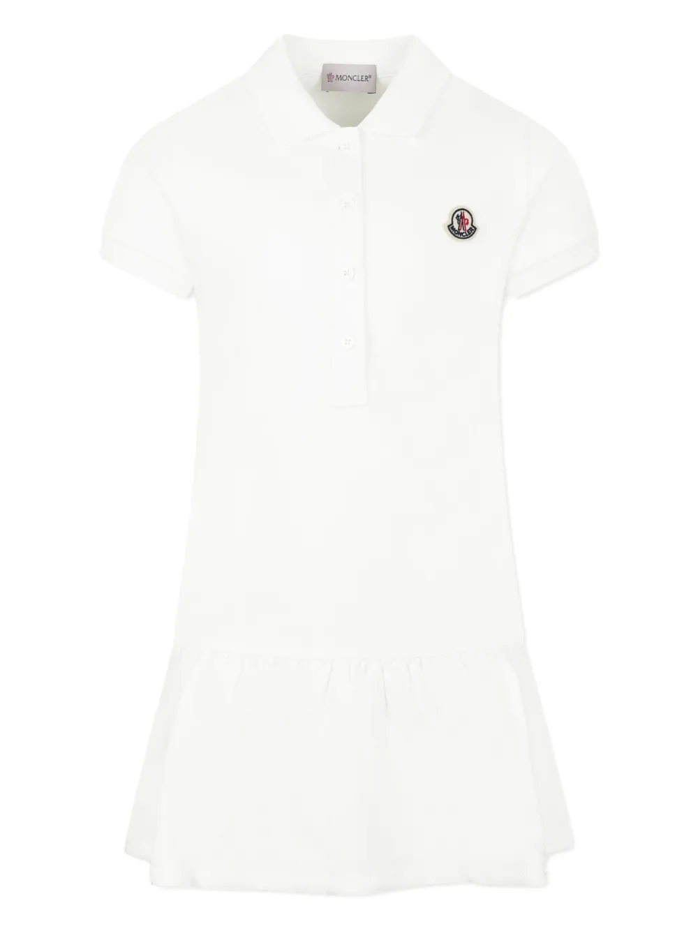 割引クーポン Enfant Moncler ポロワンピース JP FARFETCH | ホワイト | ワンピース