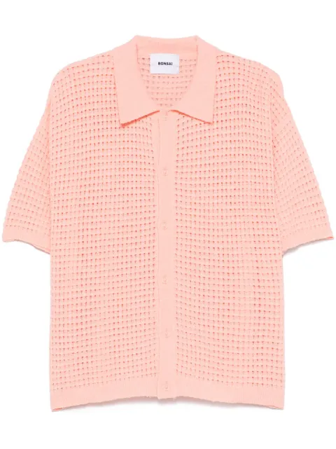 Bonsai camisa de tejido flojo