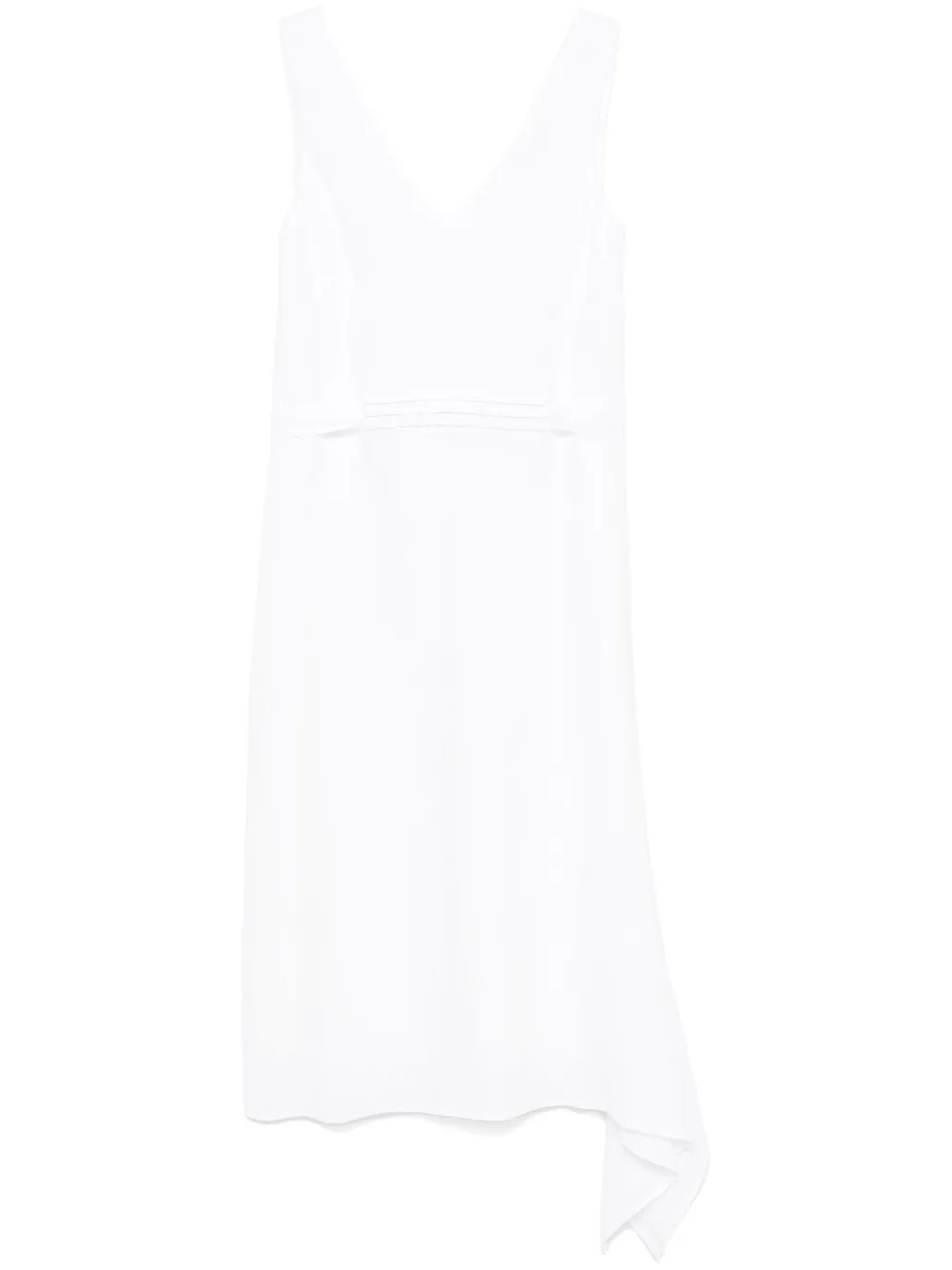 bead-detail midi dress