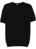 Drumohr fine-ribbed T-shirt - Black
