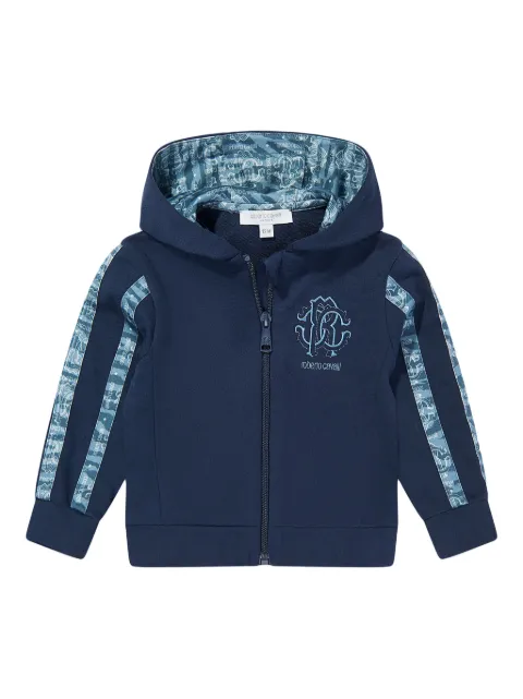 Roberto Cavalli Junior zip-up hoodie