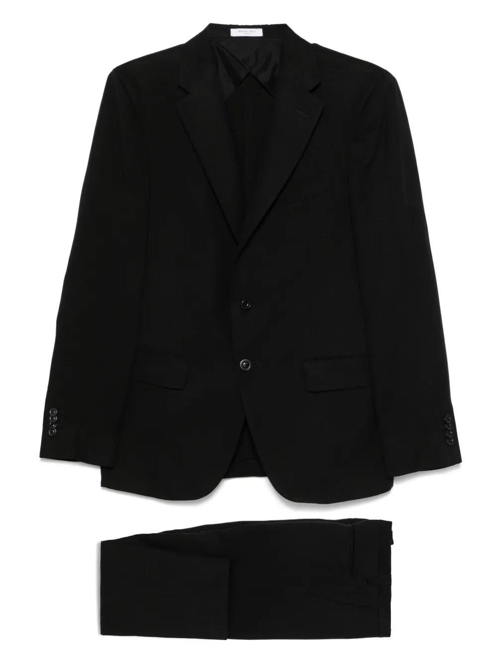 Boglioli traje con botones | negro | Image 1