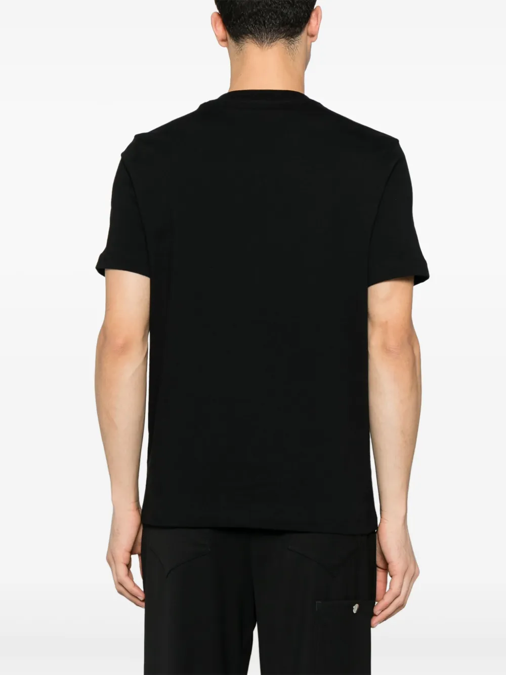 Helmut Lang T-shirt met logo-reliëf Zwart