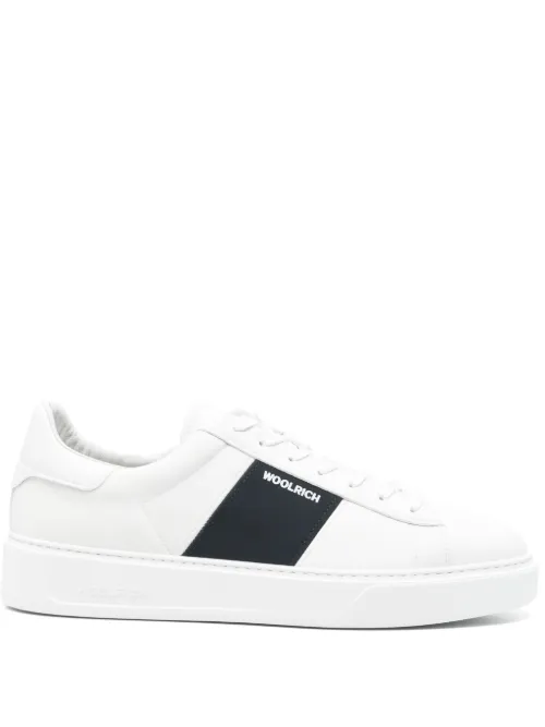 Baskets en cuir à logo embossé - Woolrich - Modalova