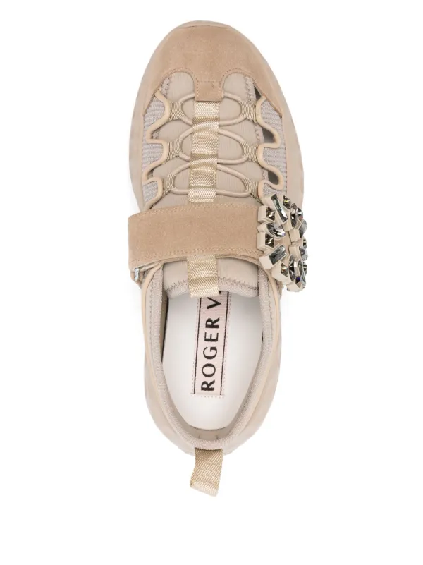 V関税送料込Roger Vivier Viv' Run Light Trekky Sneakers Viv' Run Light Trekky Sneakers in fabric Black Woman