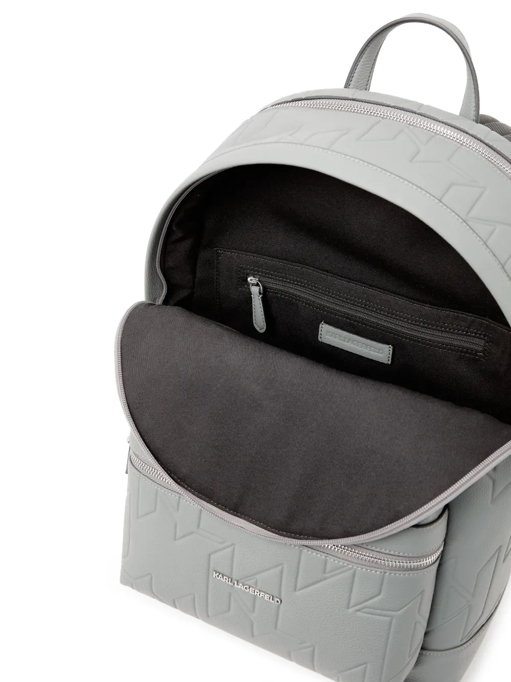 Karl Lagerfeld K Urban rugzak met monogram Grijs