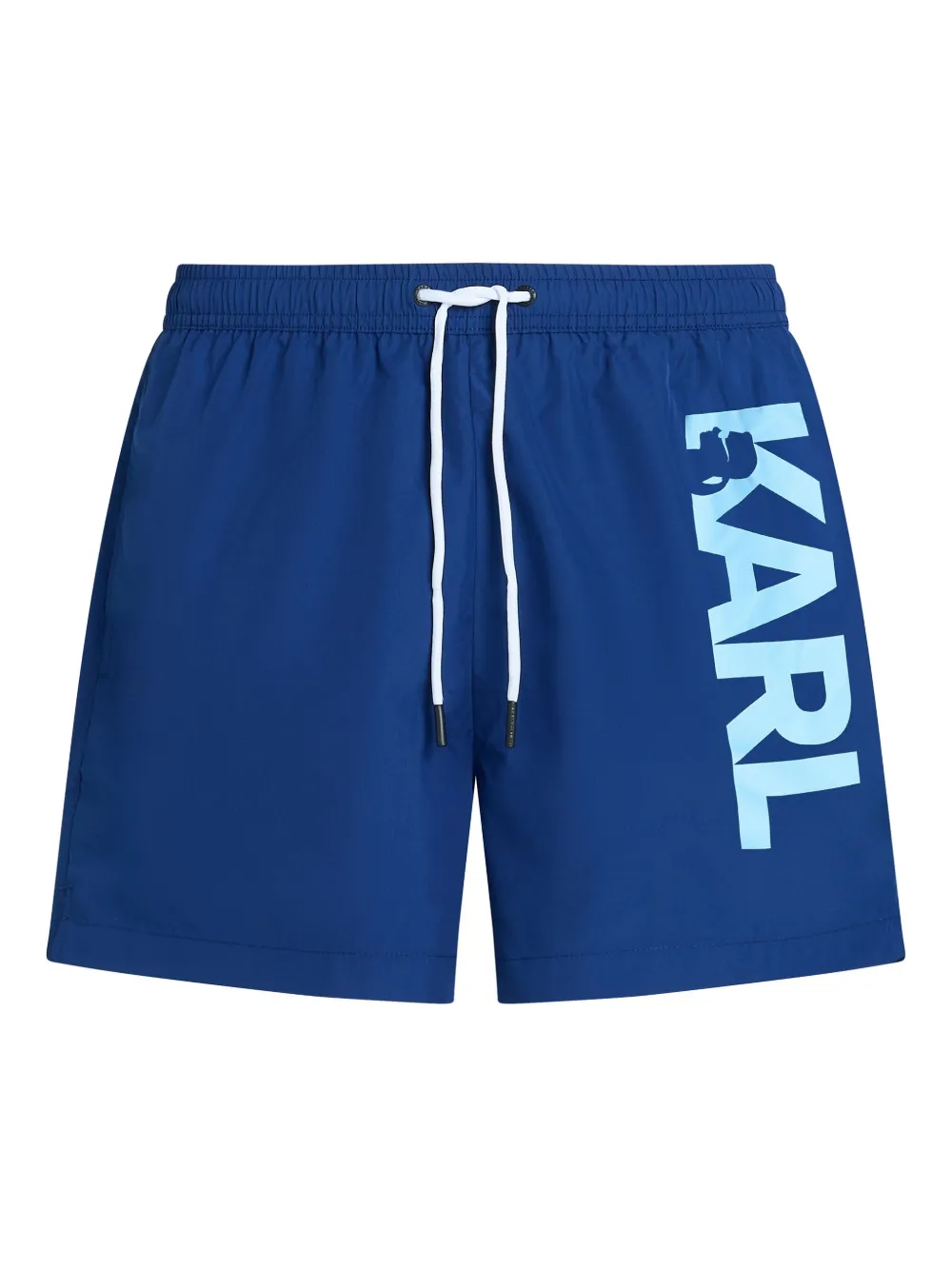 Karl Lagerfeld shorts de playa con logo estampado | azul | Image 1