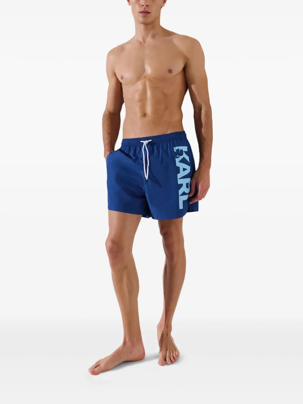 Karl Lagerfeld shorts de playa con logo estampado | Shorts de playa | Image 2