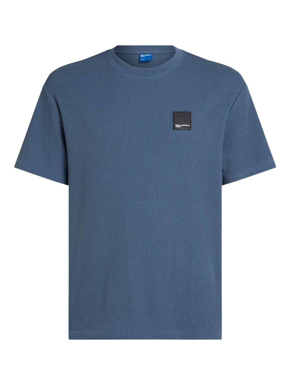 Karl Lagerfeld Jeans waffle T-Shirt | Blue | Image 1