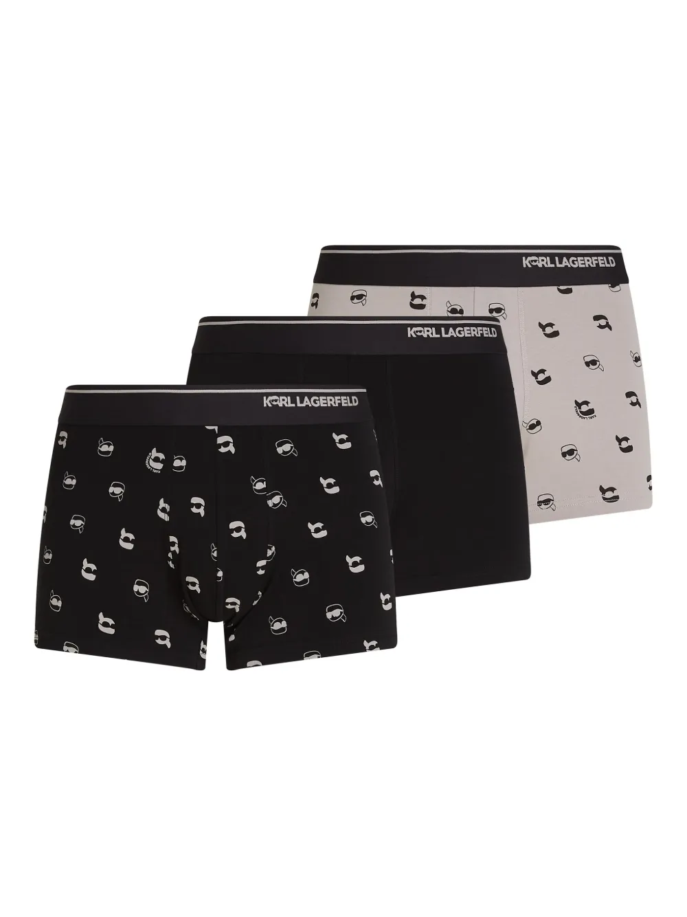 Karl Lagerfeld Ikon ボクサーパンツ セット - ブラック Karl Lagerfeld Ikon ボクサーパンツ セット - ブラック