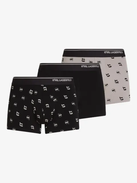 Karl Lagerfeld Ikon 四角裤（三件装）