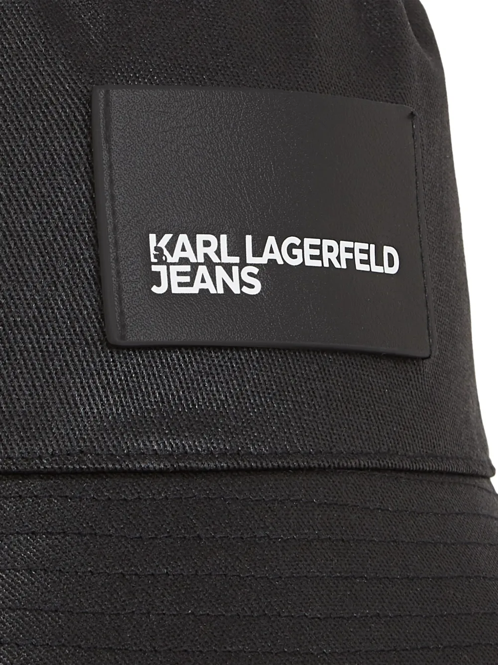 Karl Lagerfeld Jeans Denim vissershoed Zwart