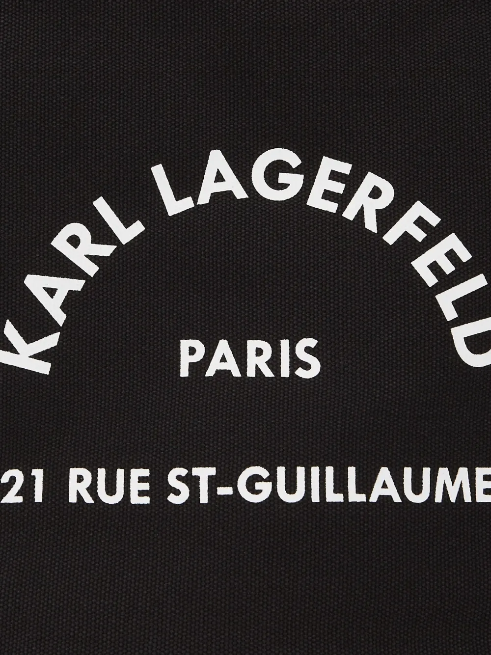 Karl Lagerfeld Shopper met logoprint Zwart