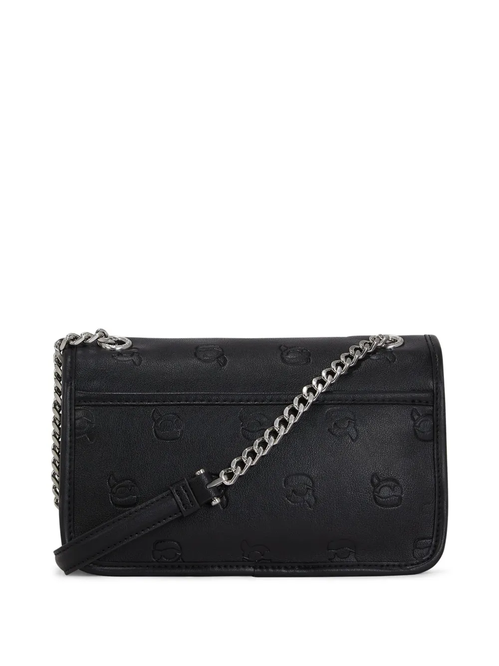 Karl Lagerfeld Ikon crossbodytas met reliëf Zwart