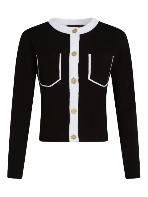 Karl Lagerfeld contrast-piping cardigan