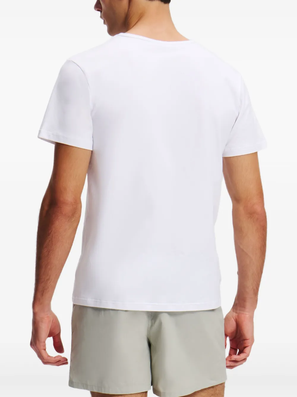 Karl Lagerfeld Lounge T-shirt met logoprint (set van twee) Zwart
