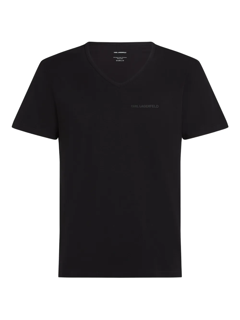 Karl Lagerfeld logo-print lounge T-shirts (pack of two) | Image 2