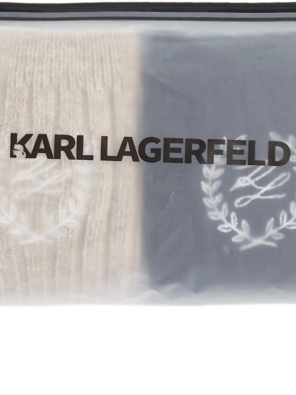 Karl Lagerfeld Twee paar Hotel Karl sokken Beige