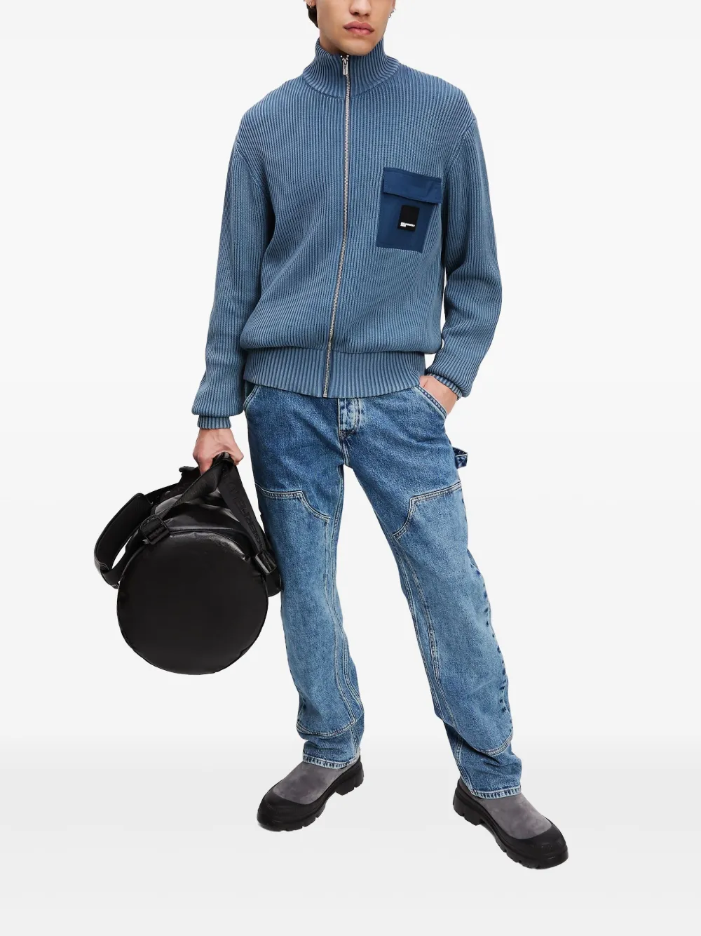 Karl Lagerfeld Jeans cárdigan con cierre | Cárdigans | Image 2
