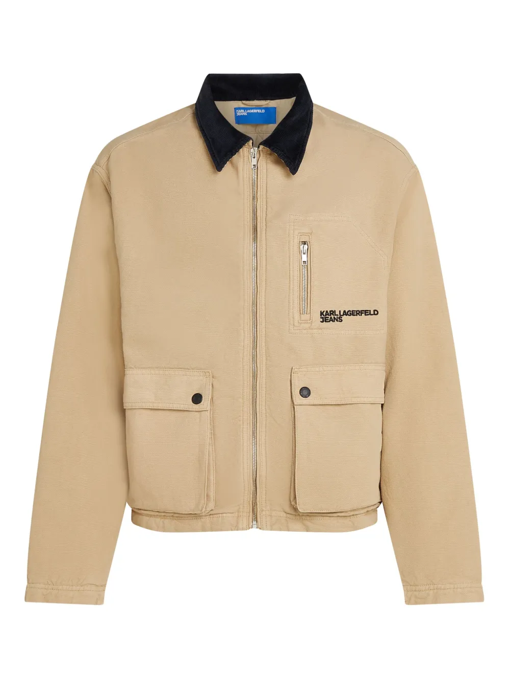 Karl Lagerfeld Jeans chamarra de algodón | neutro | Image 1