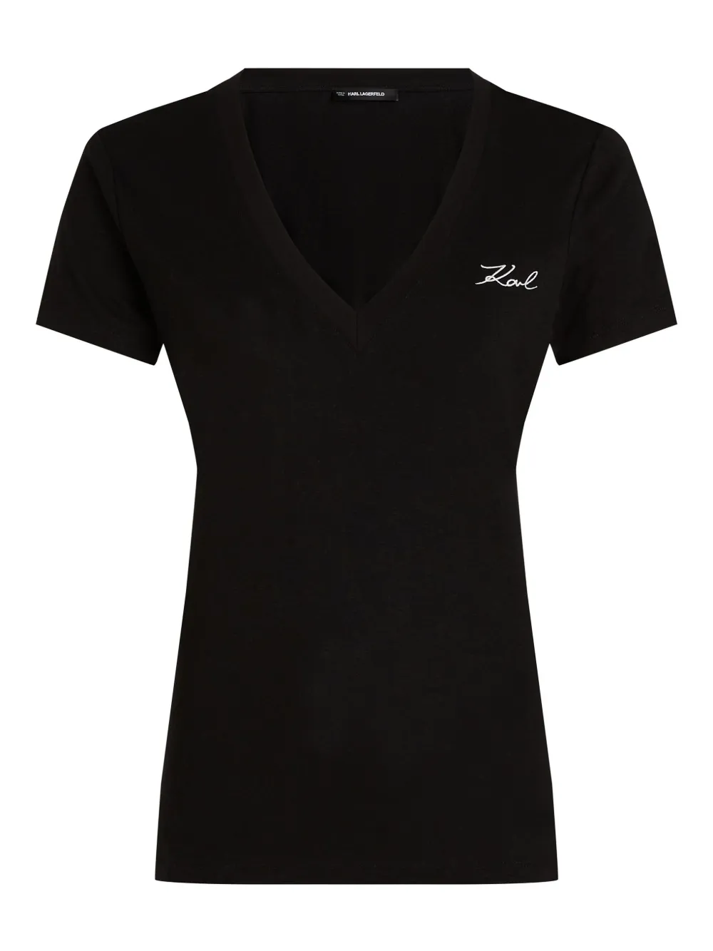Karl Lagerfeld playera Signature | negro | Image 1