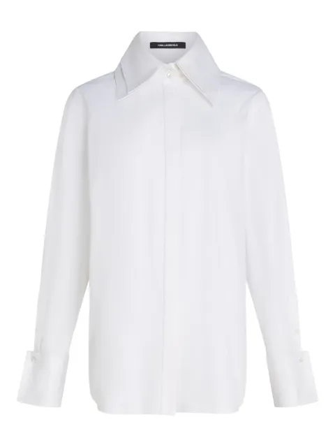 Karl Lagerfeld camisa con doble cuello