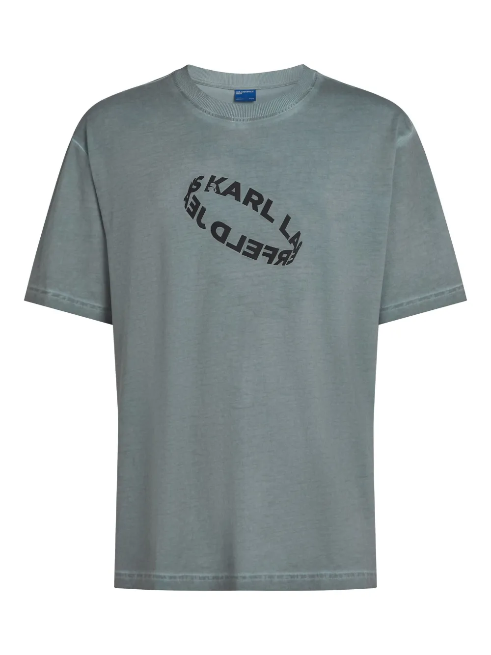 Karl Lagerfeld Jeans playera con efecto lavado | gris | Image 1