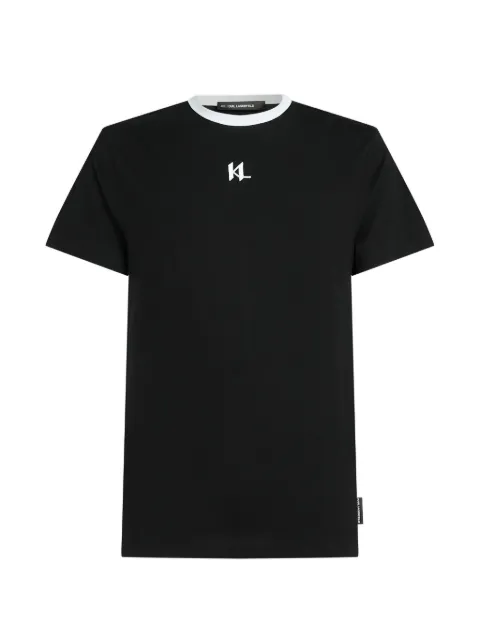 Karl Lagerfeld t-shirt ajusté à motif monogrammé