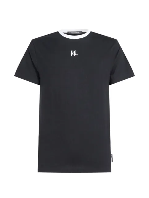 Karl Lagerfeld playera slim con monograma