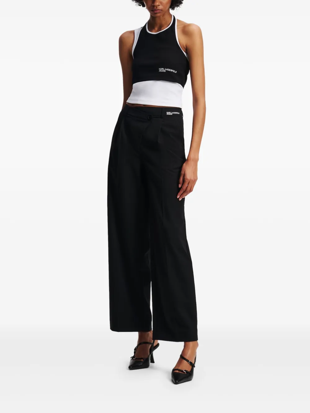 Karl Lagerfeld Jeans Pantalon Zwart