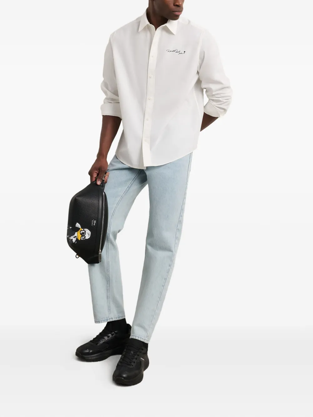 Karl Lagerfeld x Disney cotton shirt - Wit