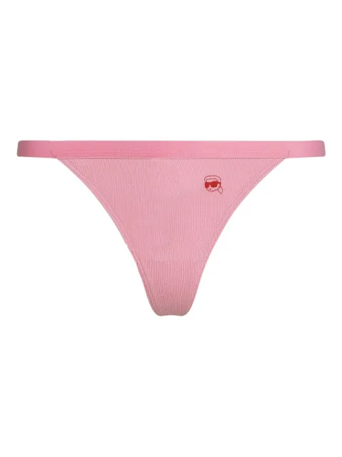 Karl Lagerfeld lot de trois strings nervurés