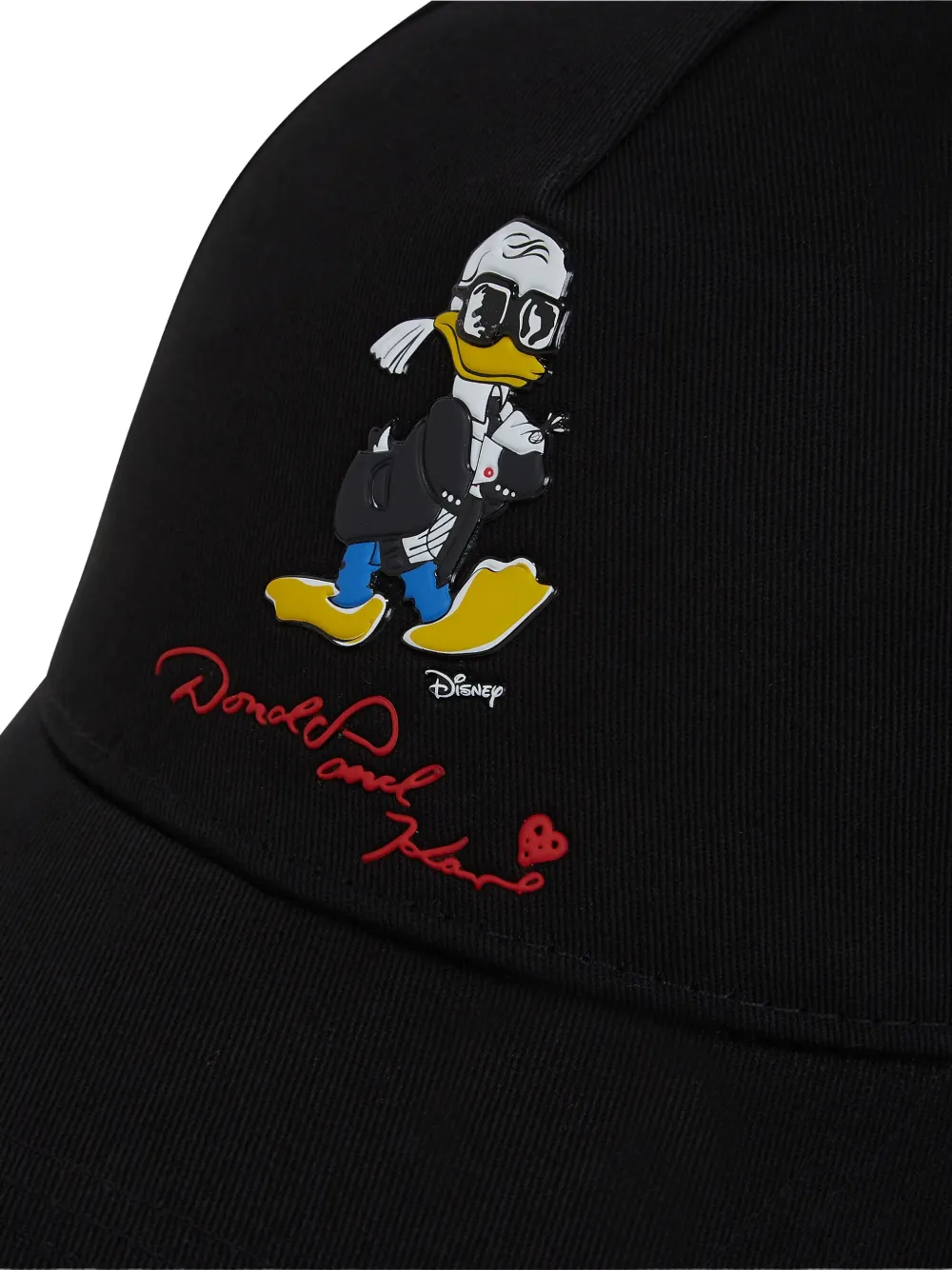 Karl Lagerfeld x Disney pet van katoenen blend Zwart