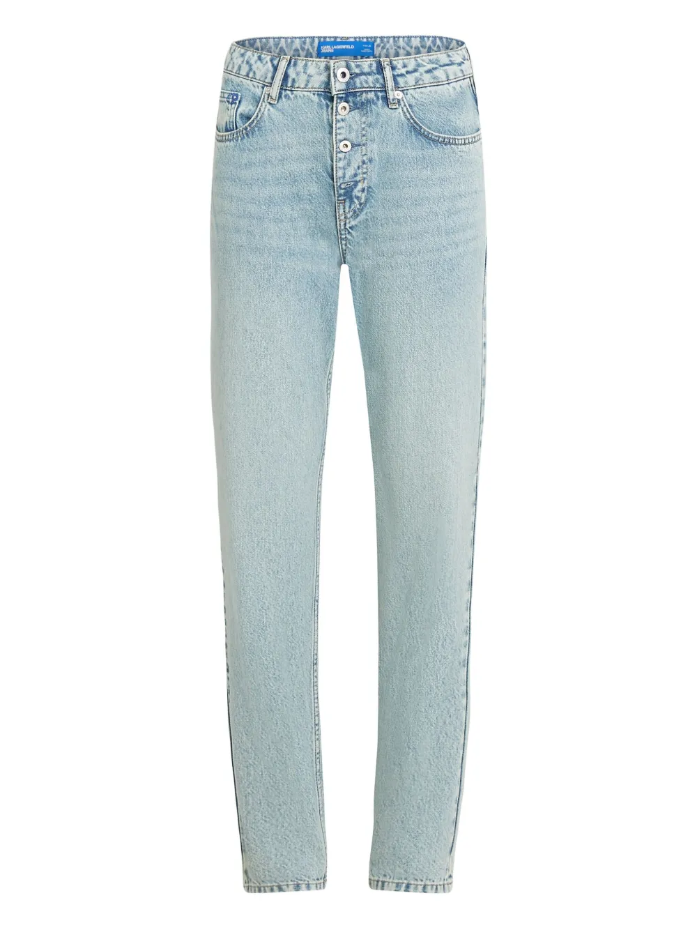 logo-patch jeans