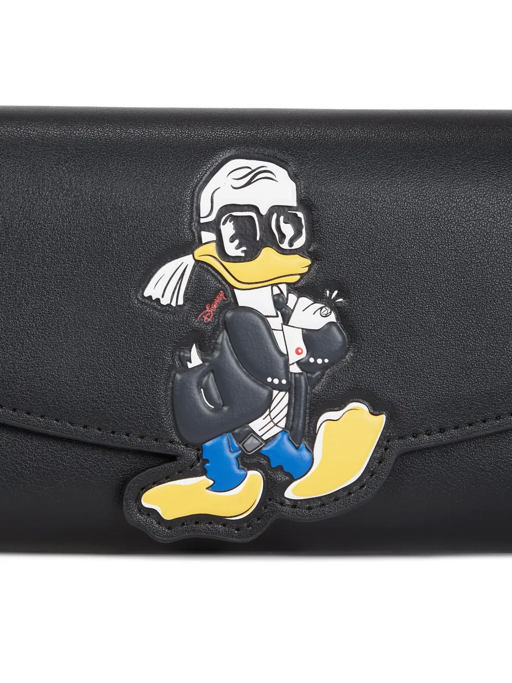 Karl Lagerfeld x Disney Donald Duck crossbodytas met applicatie Zwart