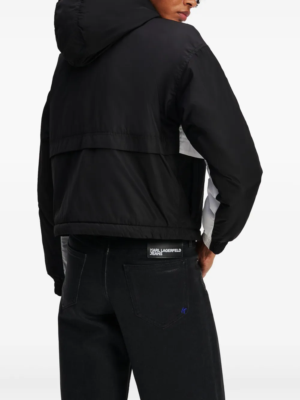 Karl Lagerfeld Jeans Tweekleurig jack Wit