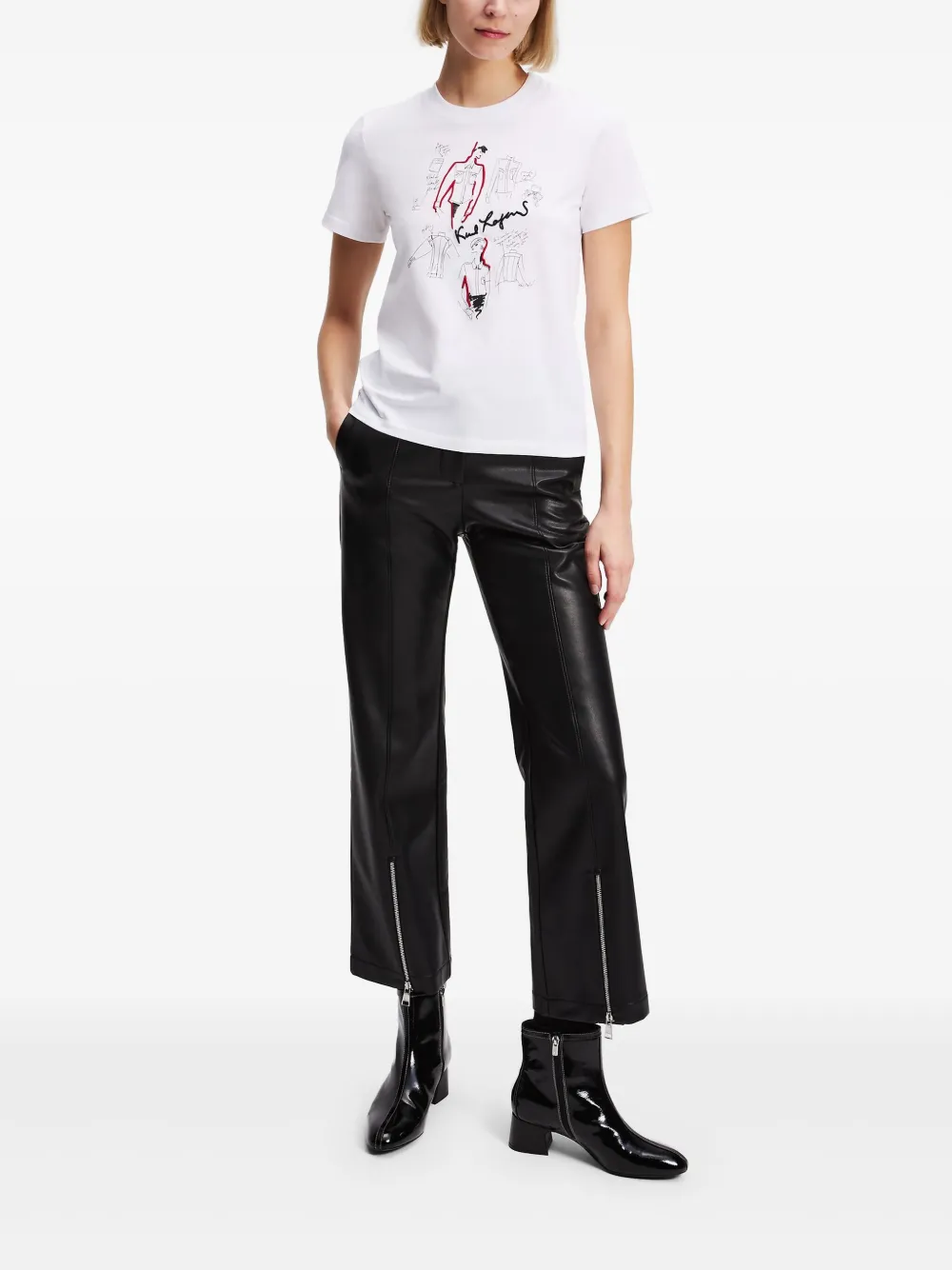 Karl Lagerfeld Karl Series T-shirt Wit