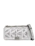 Karl Lagerfeld K/kuilt metallic quilted cross body bag - Silver