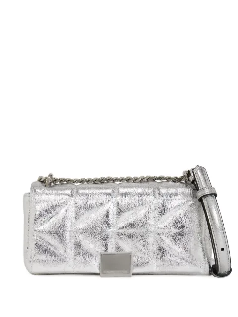 Karl Lagerfeld K/kuilt metallic quilted cross body bag