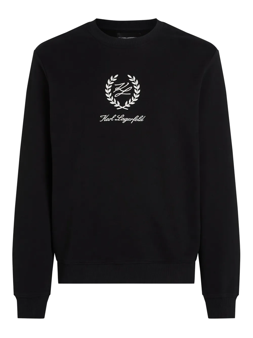 Karl Lagerfeld ロゴ スウェットシャツ - ブラック Karl Lagerfeld ロゴ スウェットシャツ - ブラック