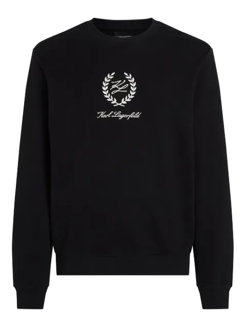 Karl Lagerfeld embroidered-logo sweatshirt