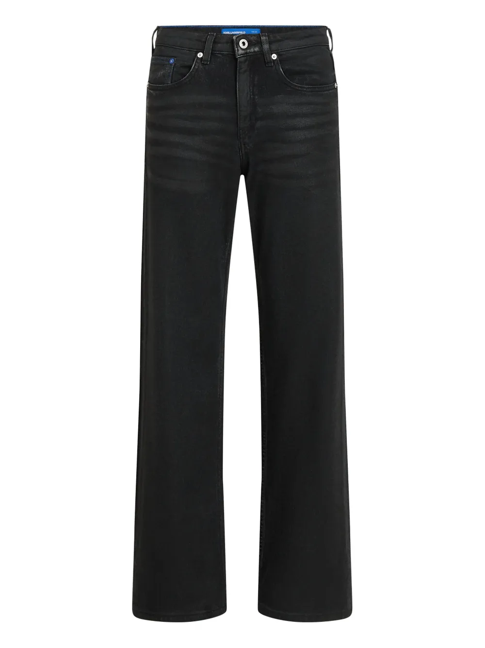 relaxed coated jeans
