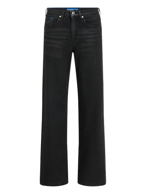 Karl Lagerfeld Jeans relaxed coated jeans