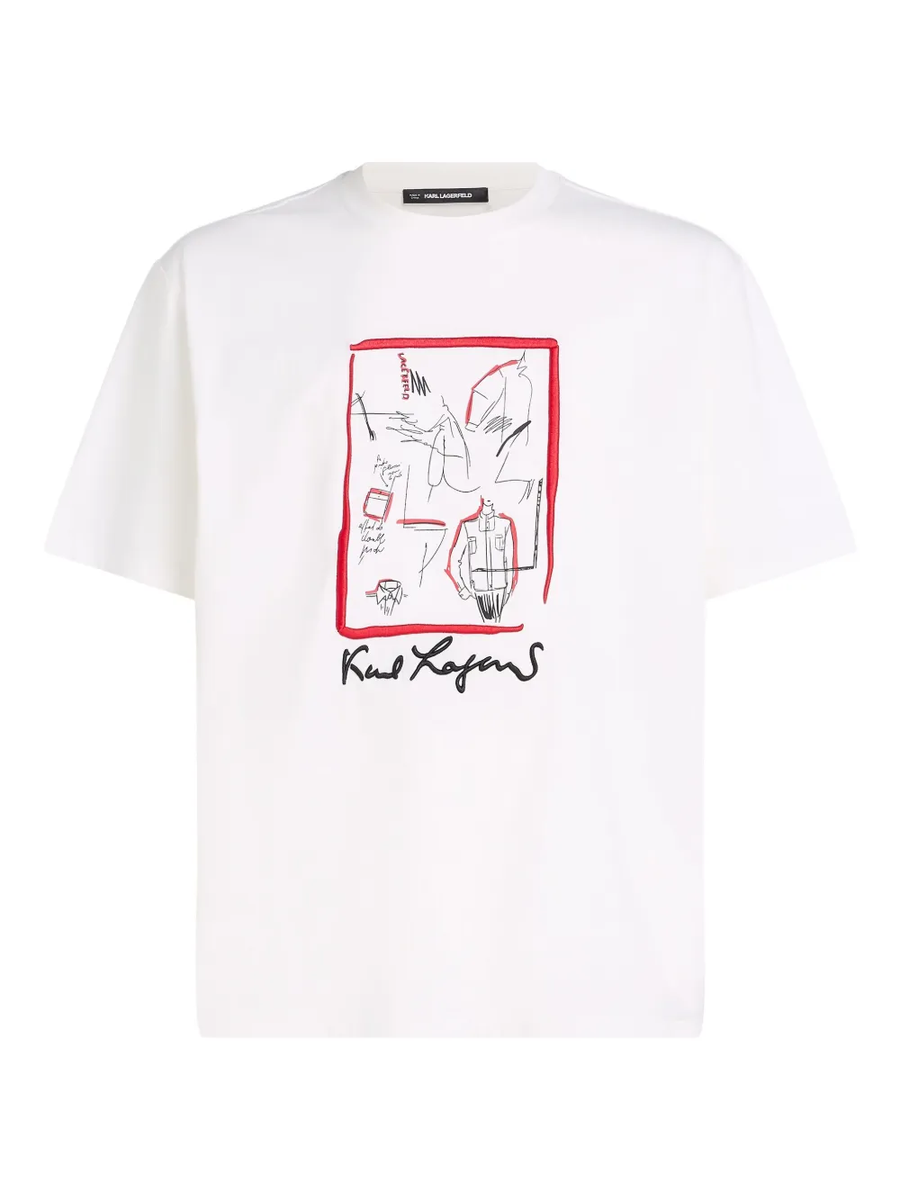Karl Lagerfeld playera Karl Series | blanco | Image 1
