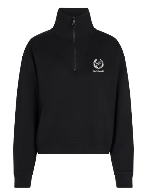 Sweat zippé à col montant - Karl Lagerfeld - Modalova