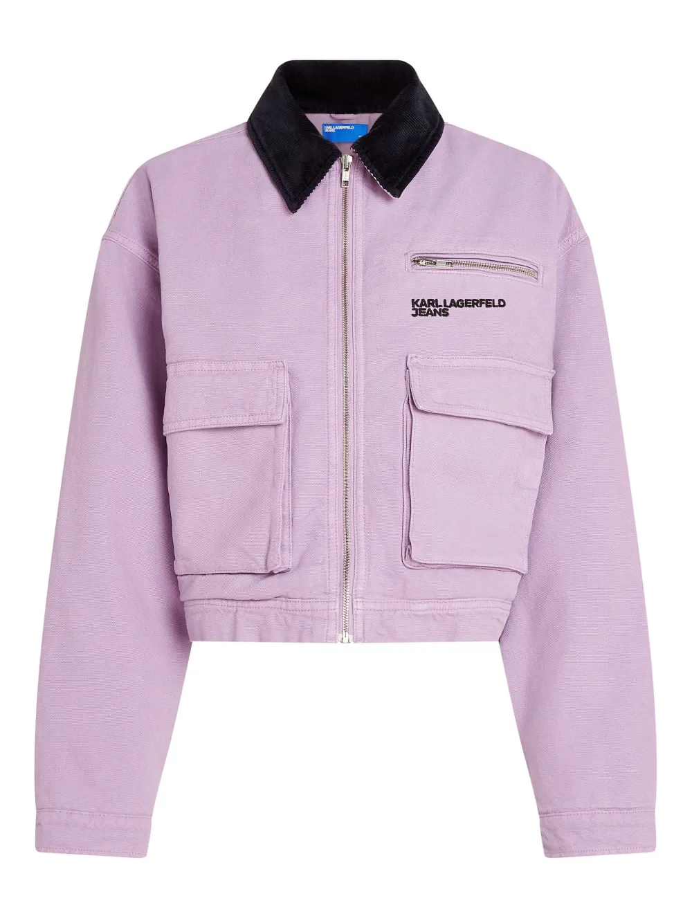 Karl Lagerfeld Jeans chamarra cargo estilo worker | morado | Image 1