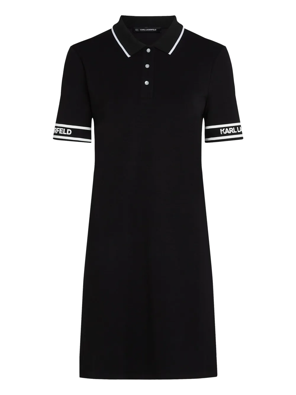 Karl Lagerfeld Mini-jurk met logoprint Zwart