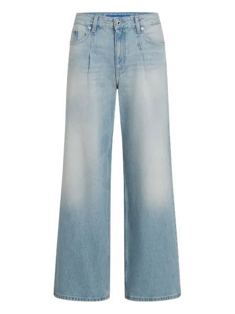 Karl Lagerfeld Jeans wide-leg pleated jeans