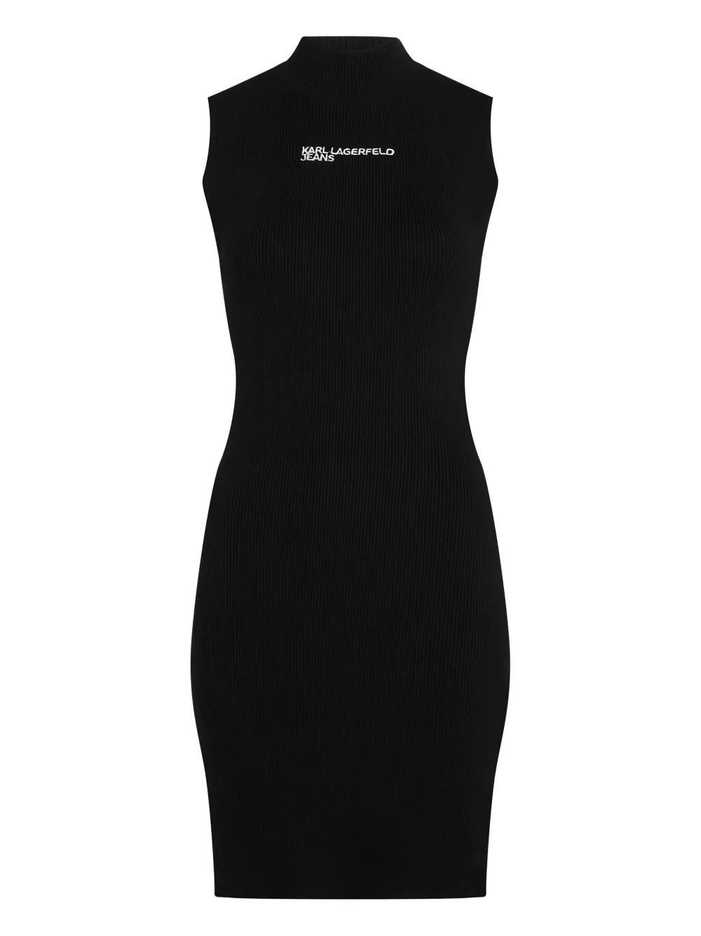 Karl Lagerfeld Jeans Mini-jurk met logoprint Zwart